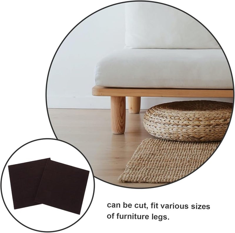 32 Pcs Self Adhesive Felt Furniture Pads Anti Slip Floor Protectors For Hardwood Floors - Image 4